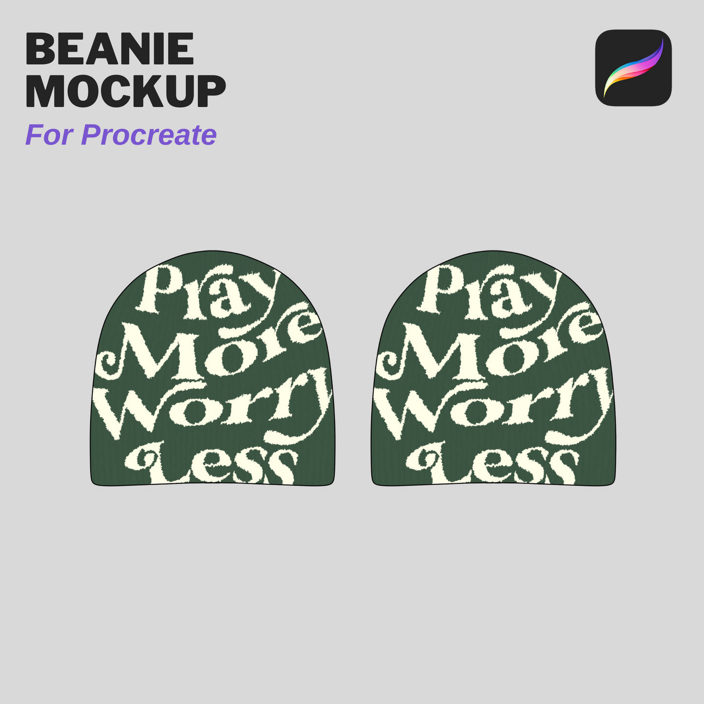 Beanie Mockup For Procreate