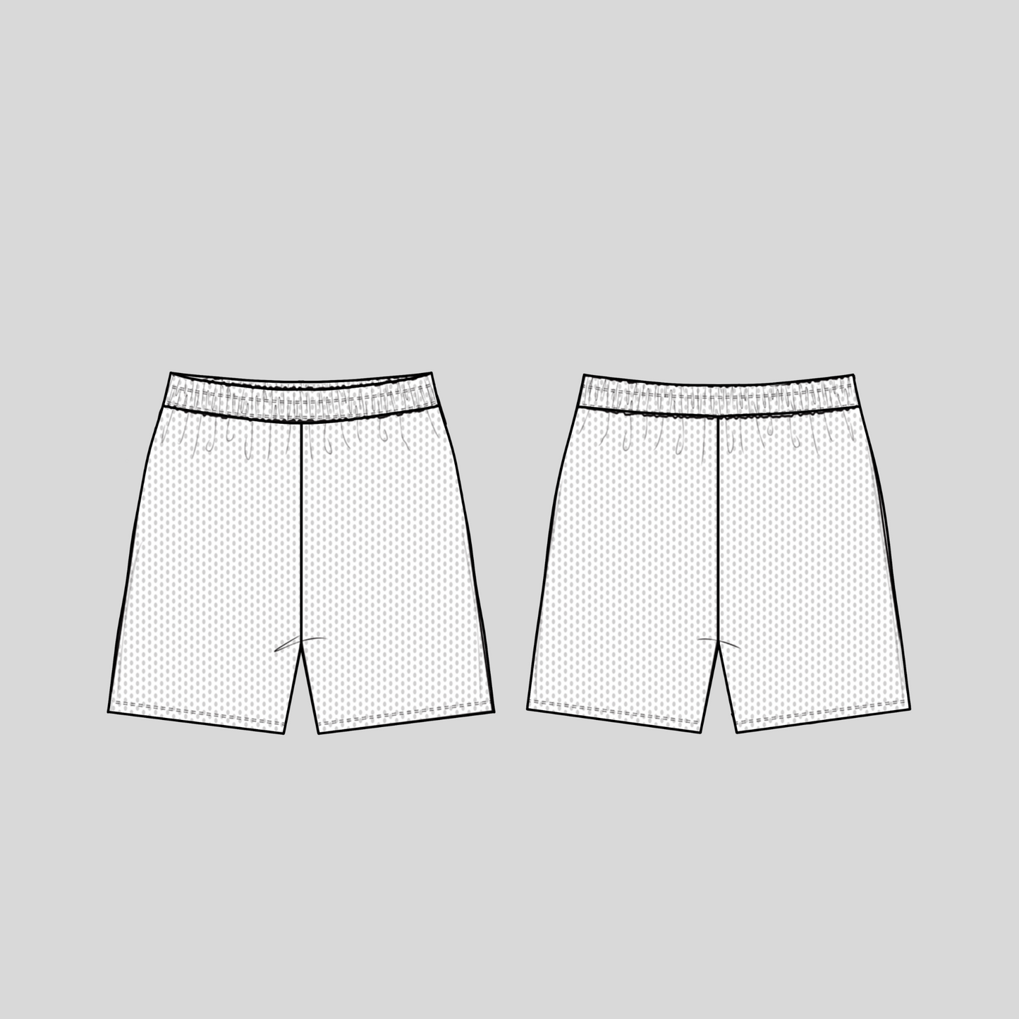 Mesh Shorts Mockup For Procreate